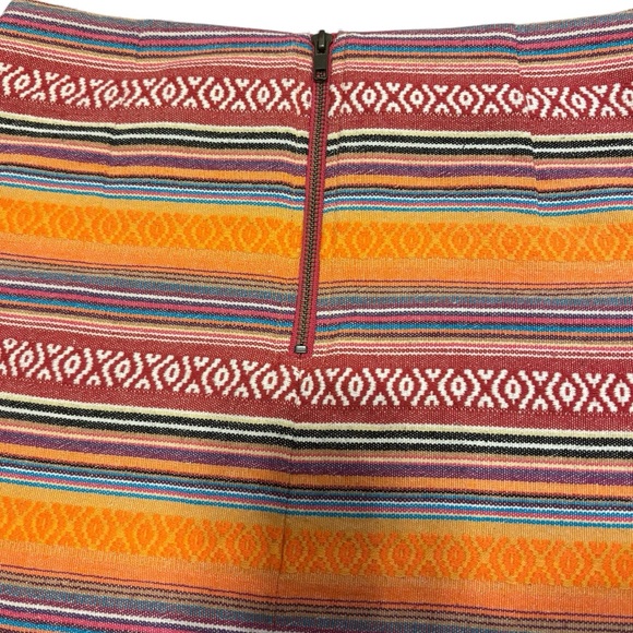 Ladakh Multicolor Striped Mini Skirt - Picture 5 of 9